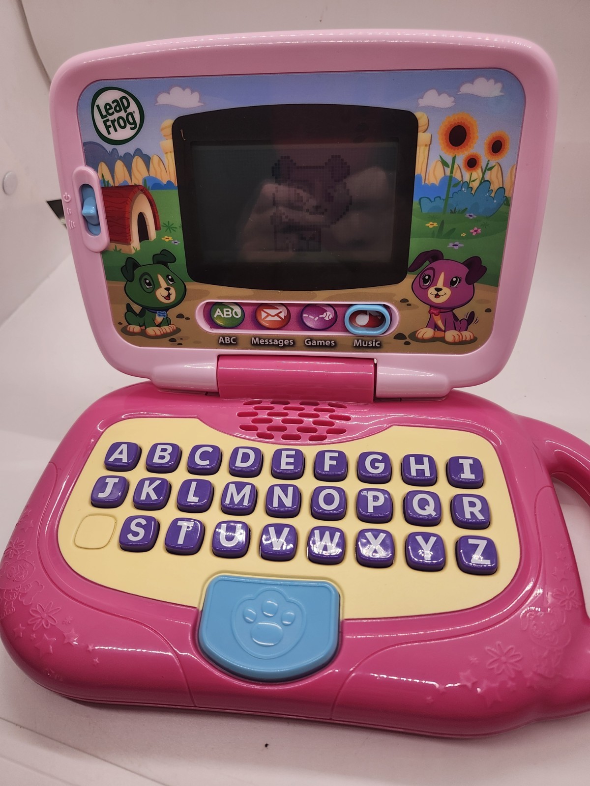 Leap Frog My Own Leaptop ~~ Learning Laptop For Kids PINK~~ Works Music Talks