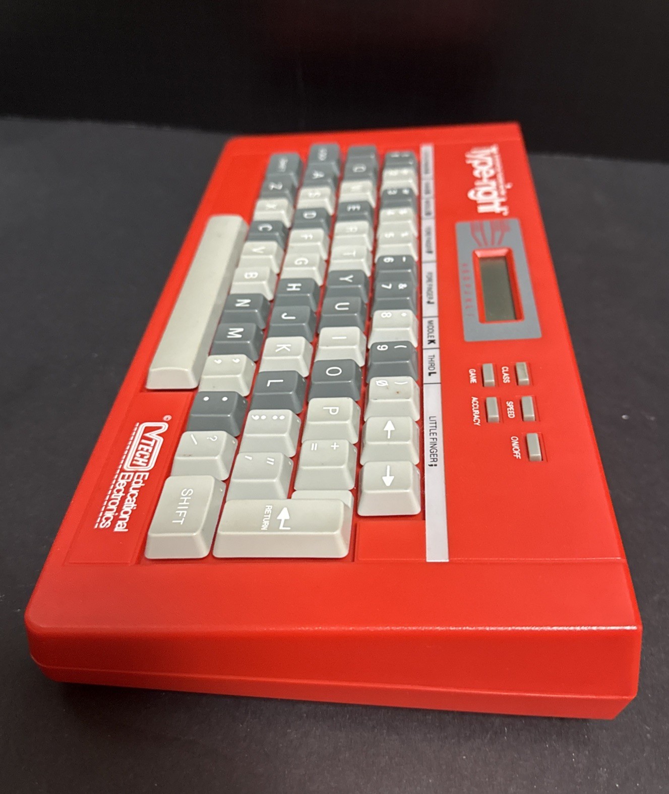 VTech Type-Right Pre-Computer Typing Tutor Vtg 1985 w/ Course Book And Tape