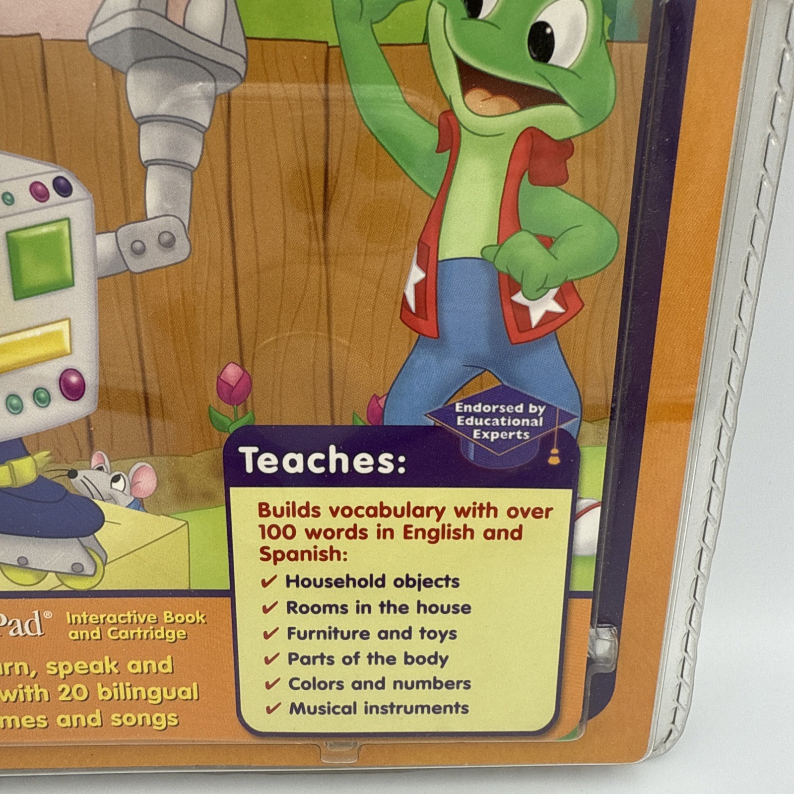 LeapFrog Spanish-English Bilingual Book W/Cartridge LeapPad – NEW Ages 4-6