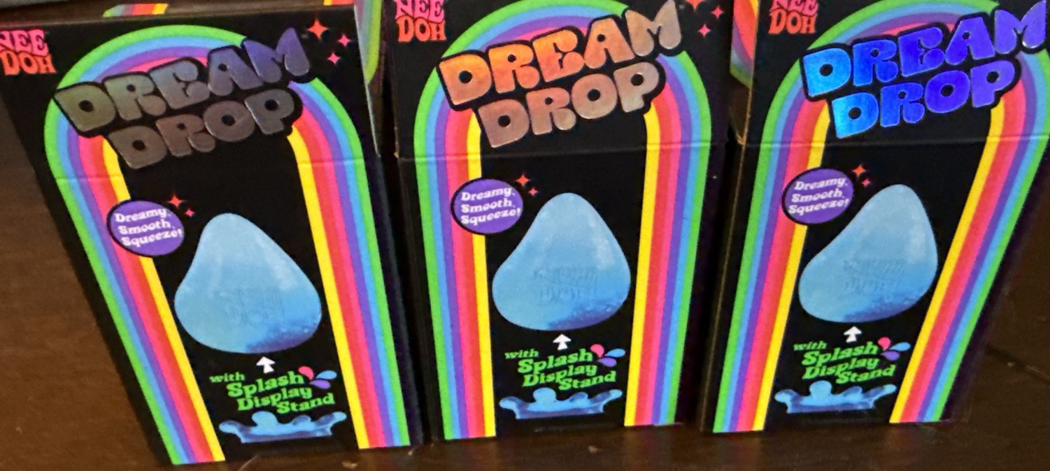 NeeDoh: Dream Drop – Lot Of 3 Colors Are Pink,blue & purple