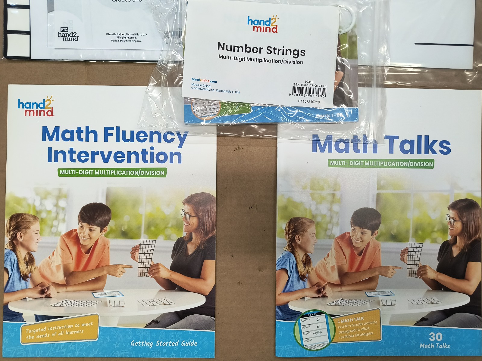 ETA Hand2Mind Math Fluency Intervention Kit Manipulatives 92294