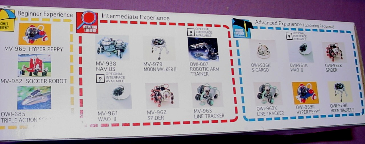 Movit ROBOTICS Moon Walker II Educational Electronic Kit OWI MV979 Japan 10+ yrs