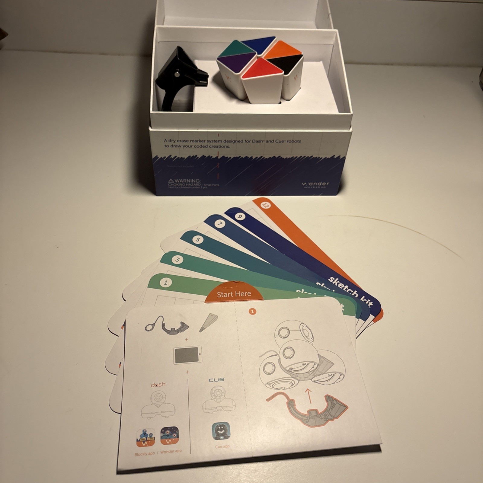 Sketch Kit System for Dash & Cue Robot Wonder Workshop MARKERS DO NOT WORK