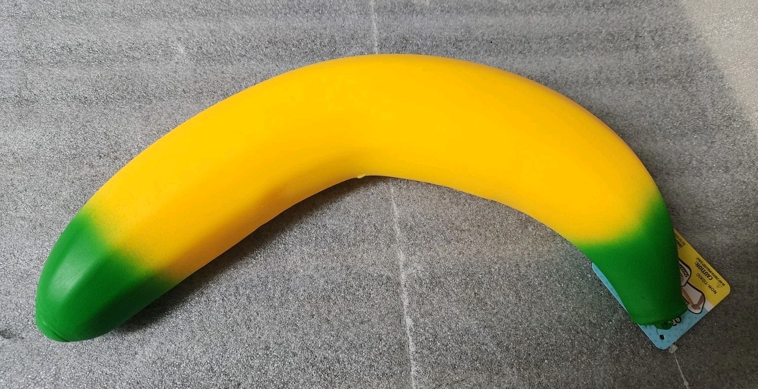 Toymendous Sunny Days Jumbo Squishy Banana Stress Relief Sensory Toy