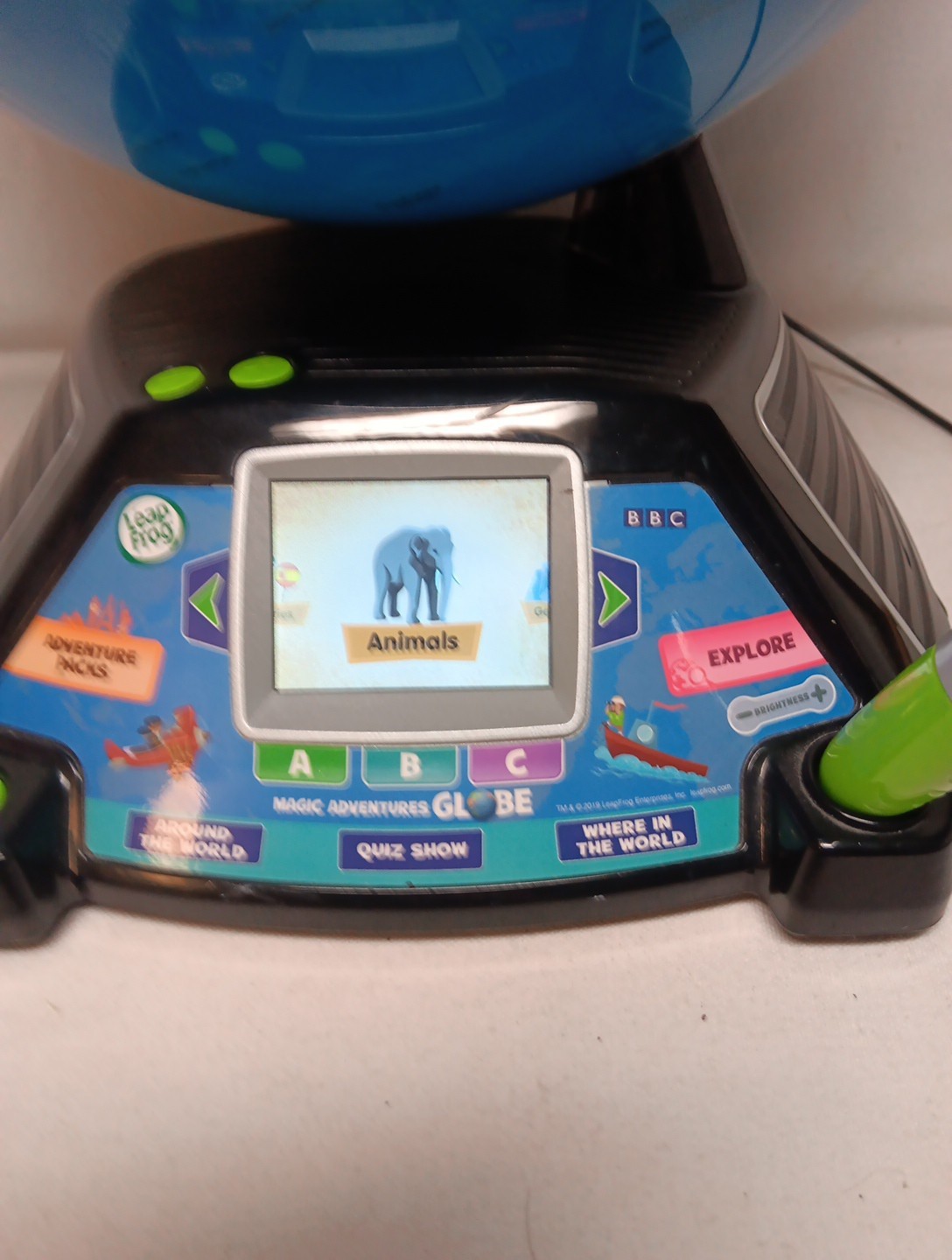 LeapFrog Magic Adventures Globe 2.8″ Video Screen BBC Videos Interactive Games