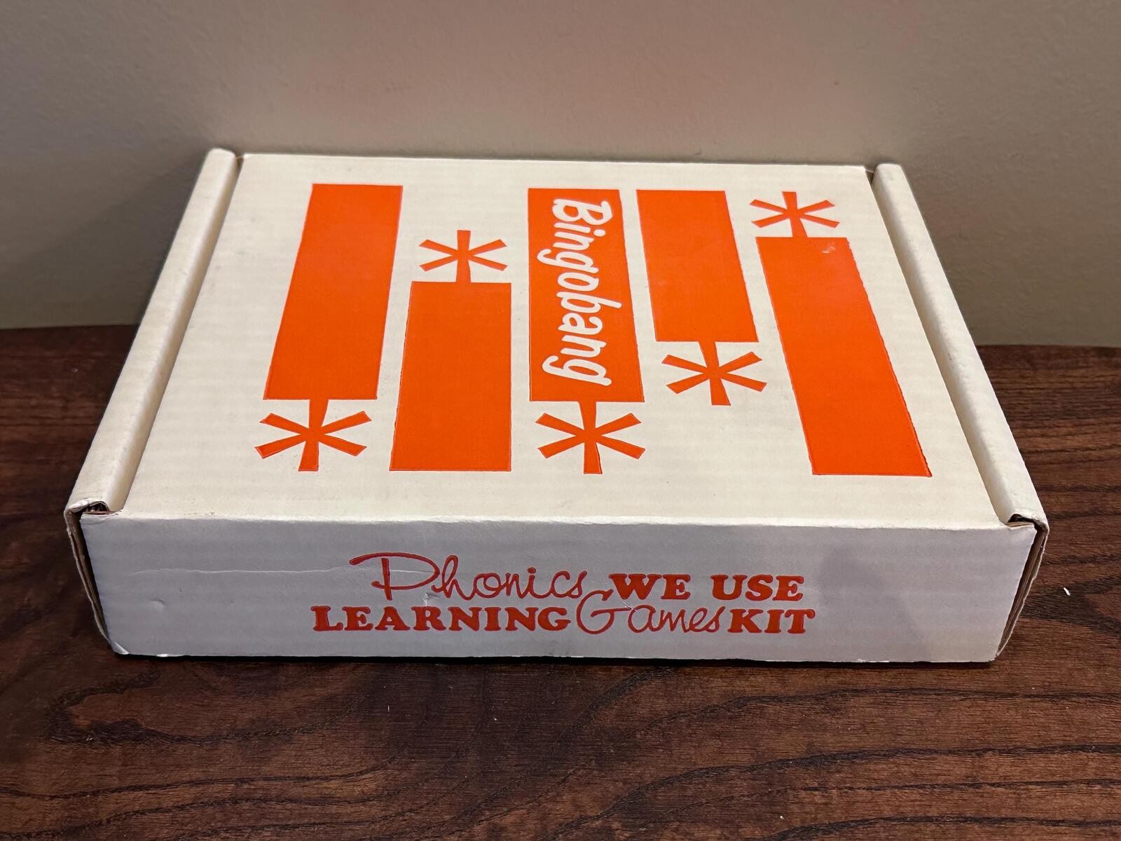 Vintage 1968 Bingobang Phonics Game Kit