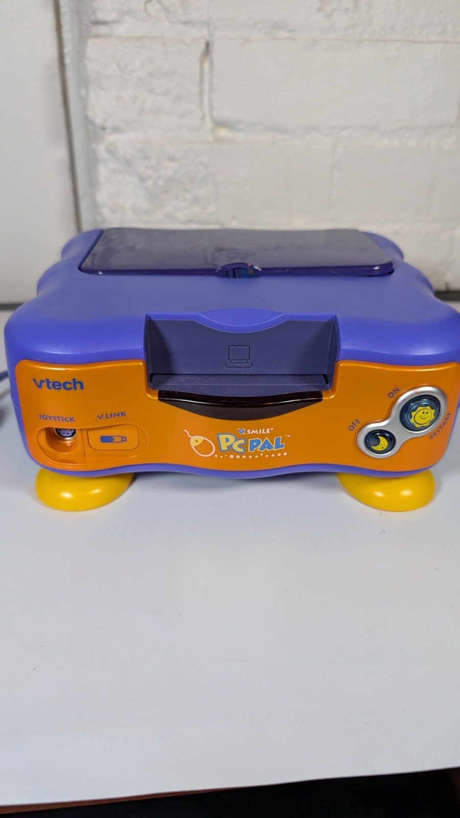 V Tech V Smile PC Pal Unit Only With 4 Games No Controller Or Power Plug
