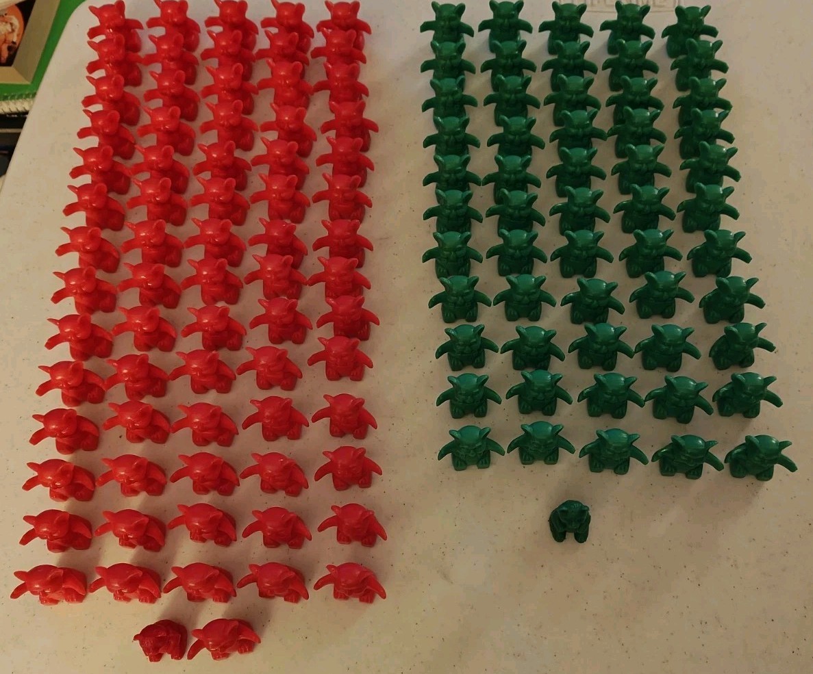 Educational Counting Colors Teddy Bear Plastic Pieces 4 colors 255 Pieces