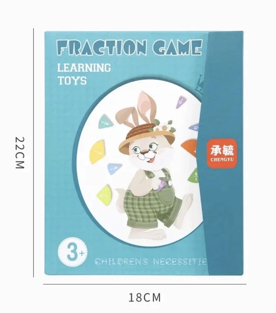 Fraction Game Score Learning Book – Learning Toy for Ages 3+ NEW SEALED