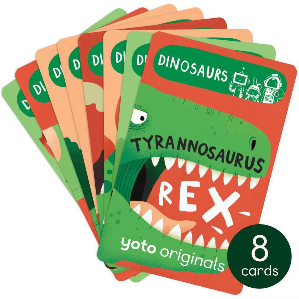 Yoto BrainBots: Dinosaurs Audio Card Collection (8 Card Pack): Educational