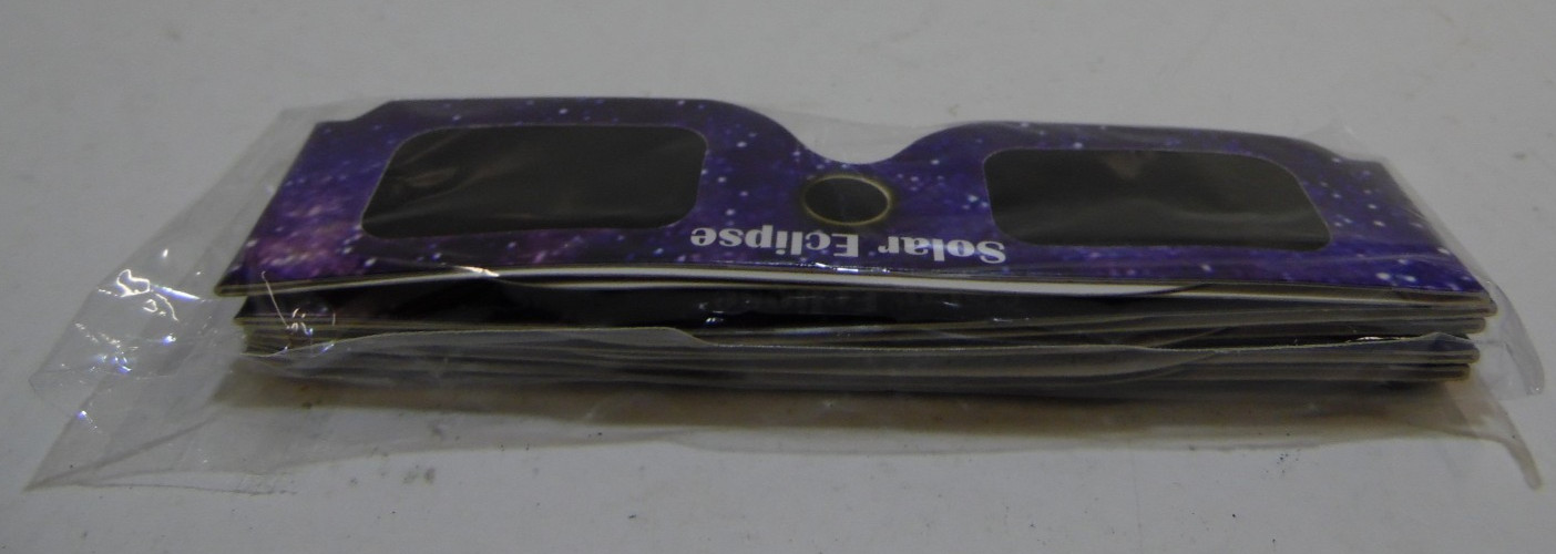 Solar Eclipse Glasses Disposable 100 pack pairs of Glasses ISO Certified