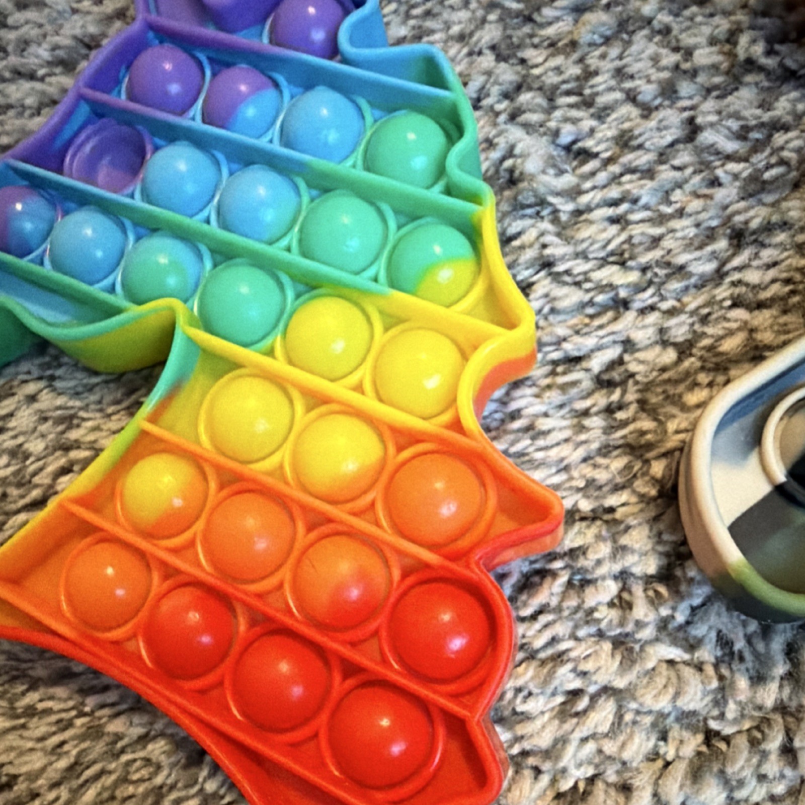 Pop It Fidget Sensory Toys Assorted Shapes Tactile Set 3-11 Years Sensory Toy