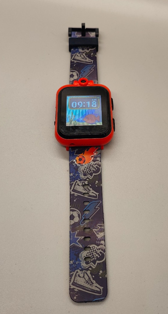 iTech Jr. Kids Smart Watch Soccer theme w/ Camera & Games- Tested, Works