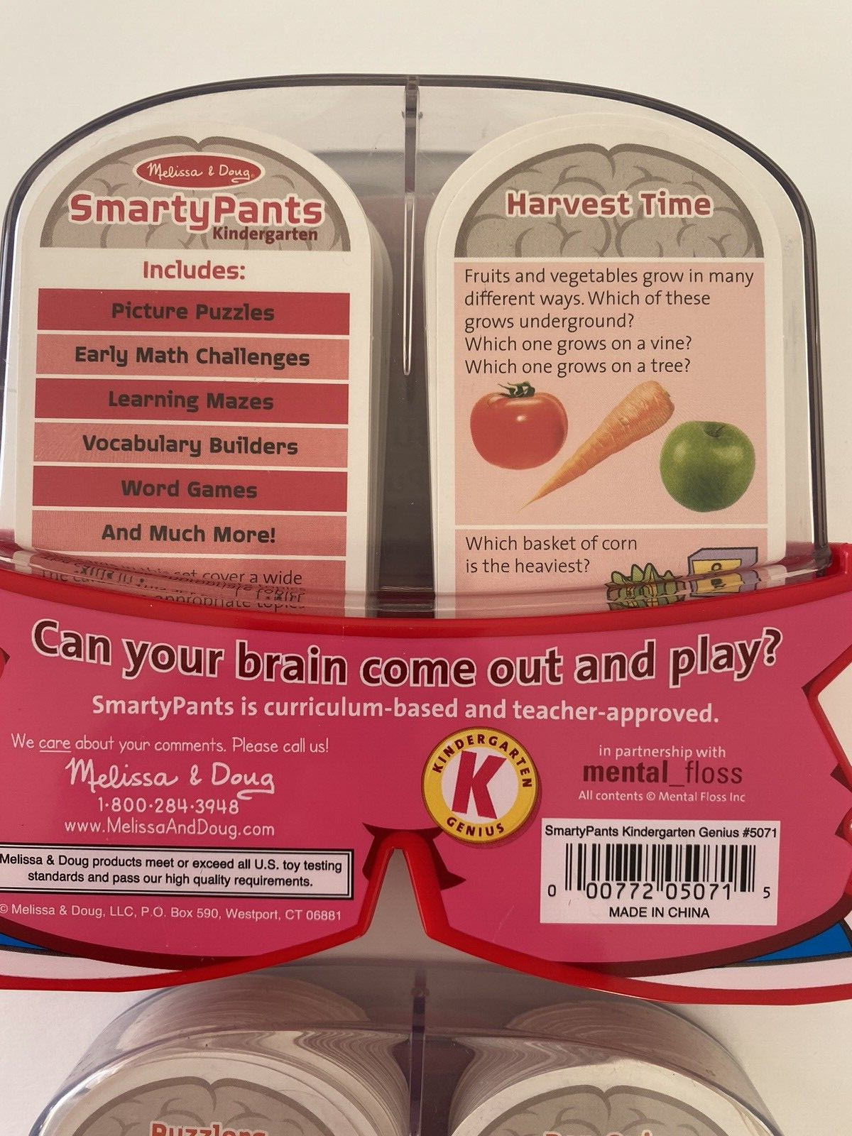 Melissa & Doug Smarty Pants Kindergarten & 2nd Grad 120 Brain Building Cards