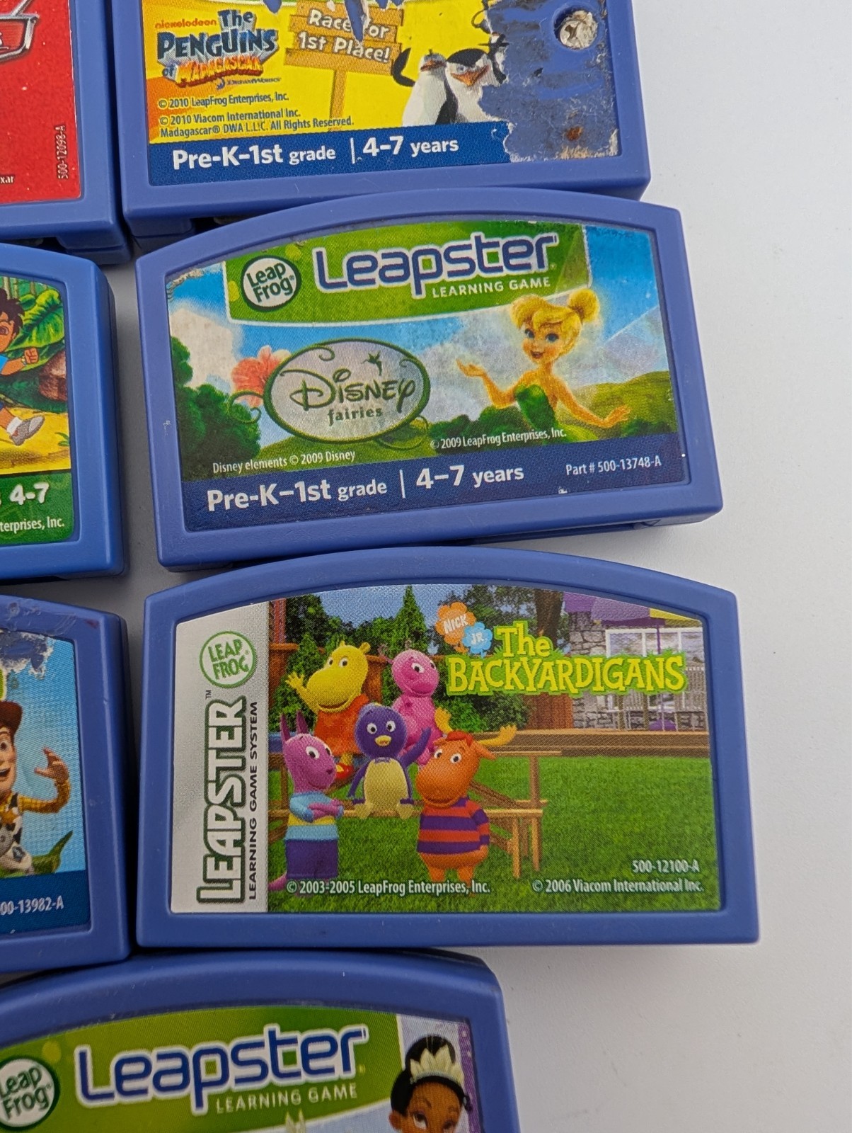 Leap Frog Leapster Learning Cartridges Used Lot Bundle 14 Games