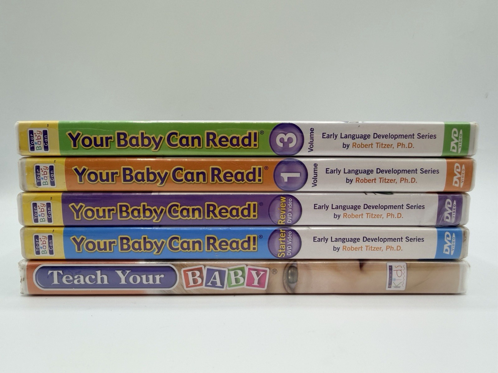 Your Baby Can Read Learn Set / DVDs Books Cards Bundle Lot of 16