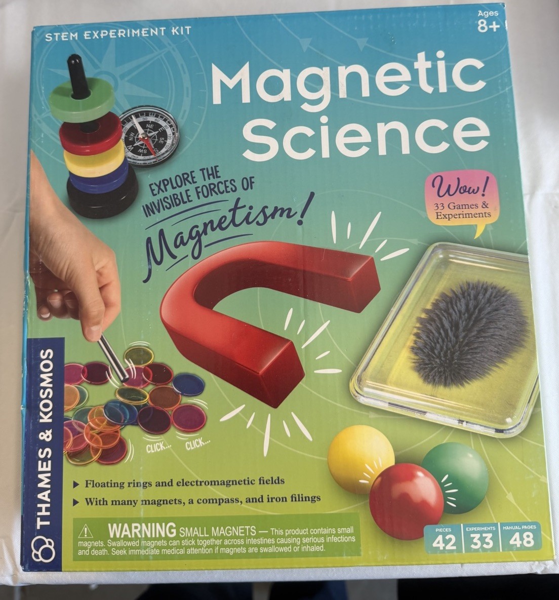 NEW Thames & Kosmos Magnetic Science Educational Kit Educational NEW In Box