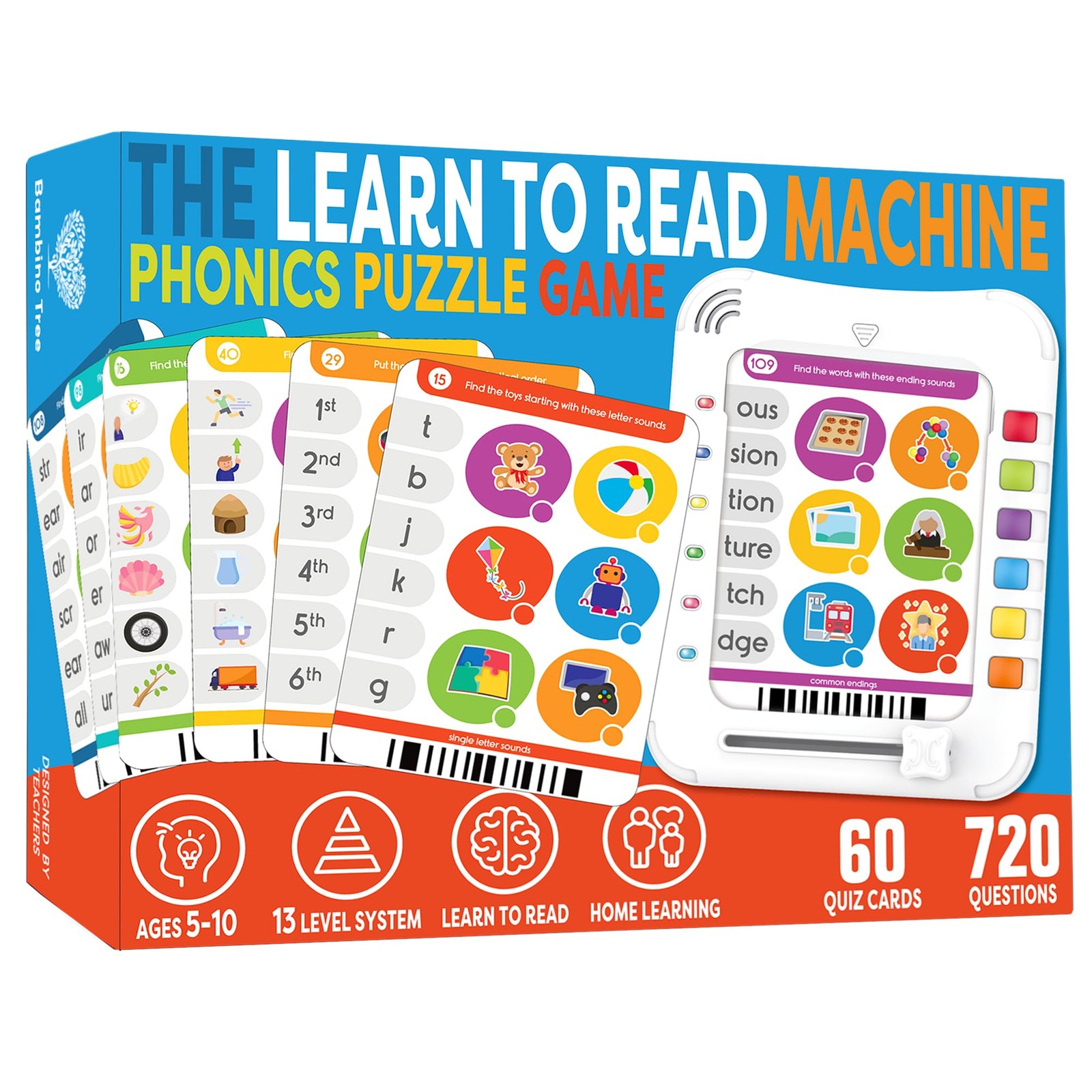 Phonics Machine Learning Pad – Electronic Reading Game for Kids Age 5-11 – Le…