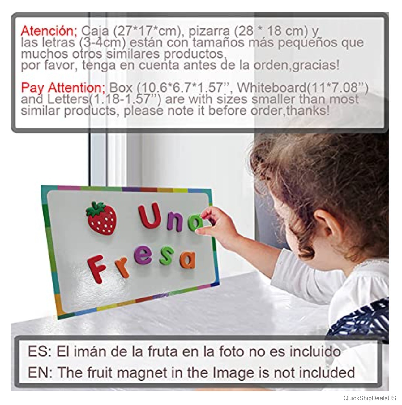 Magnetic Alphabet Letters Numbers Spanish English Bilingual EVA Foam Classroom