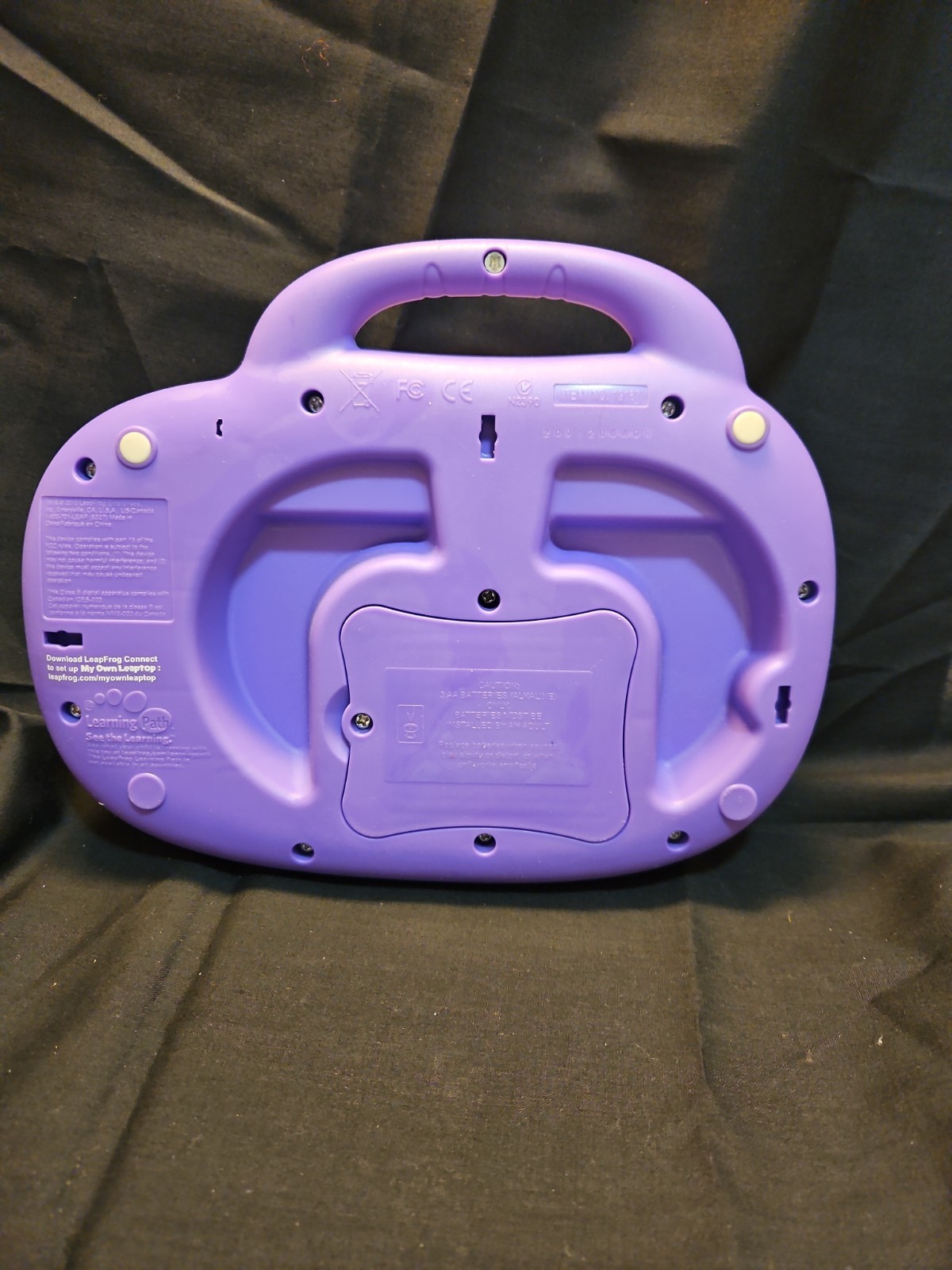 Gently Used Leap Frog My Own Leaptop Laptop Purple Pink Works Tested