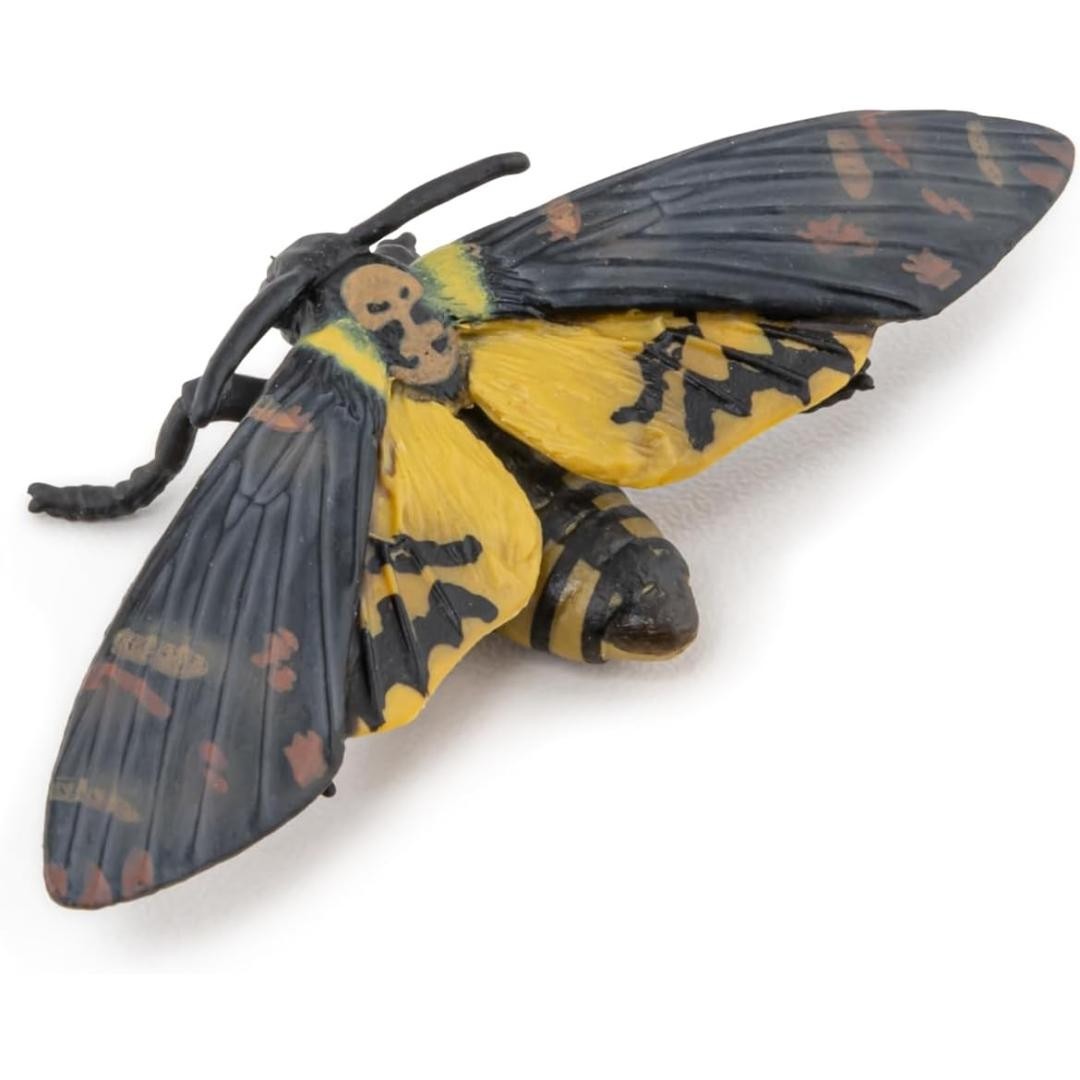 Hawkmoth Figurine – Hand Painted Collectible Toy Moth Insect Figure – NEW Papo