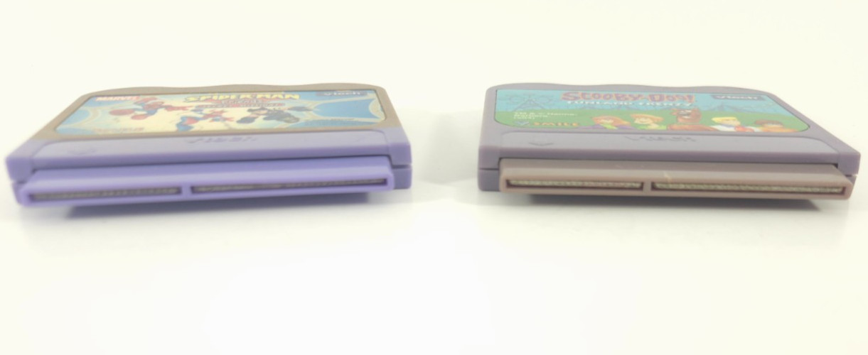 Vsmile Game Lot: Scooby Doo Funland Frenzy, Spiderman & Friends Secret Missions
