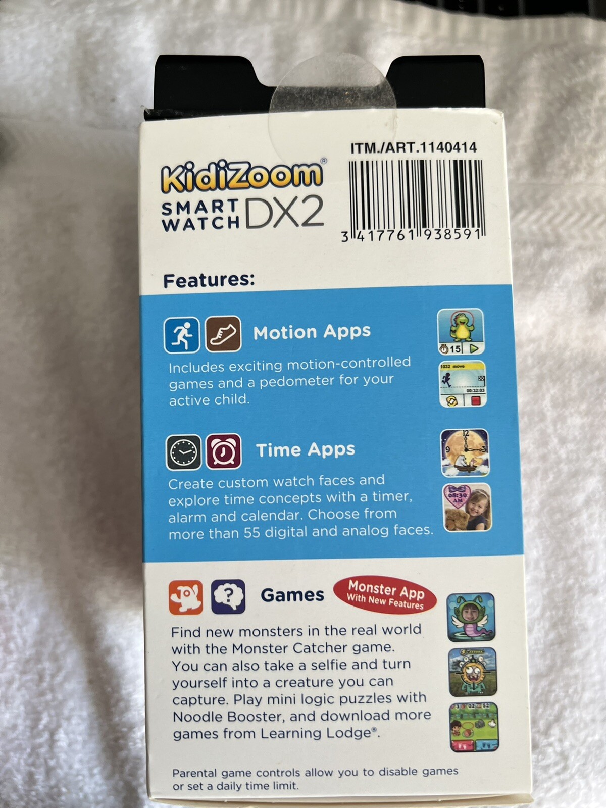 VTECH Kidizoom Smart Watch DX2 Pink Camera Video Games Time Apps Ages 4+