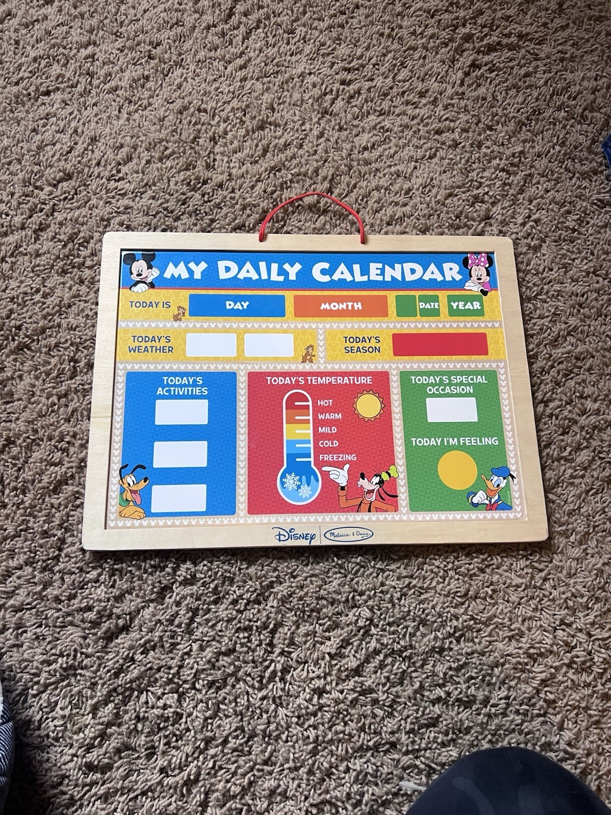 Melissa & Doug Disney Daily Dry Erase Calendar