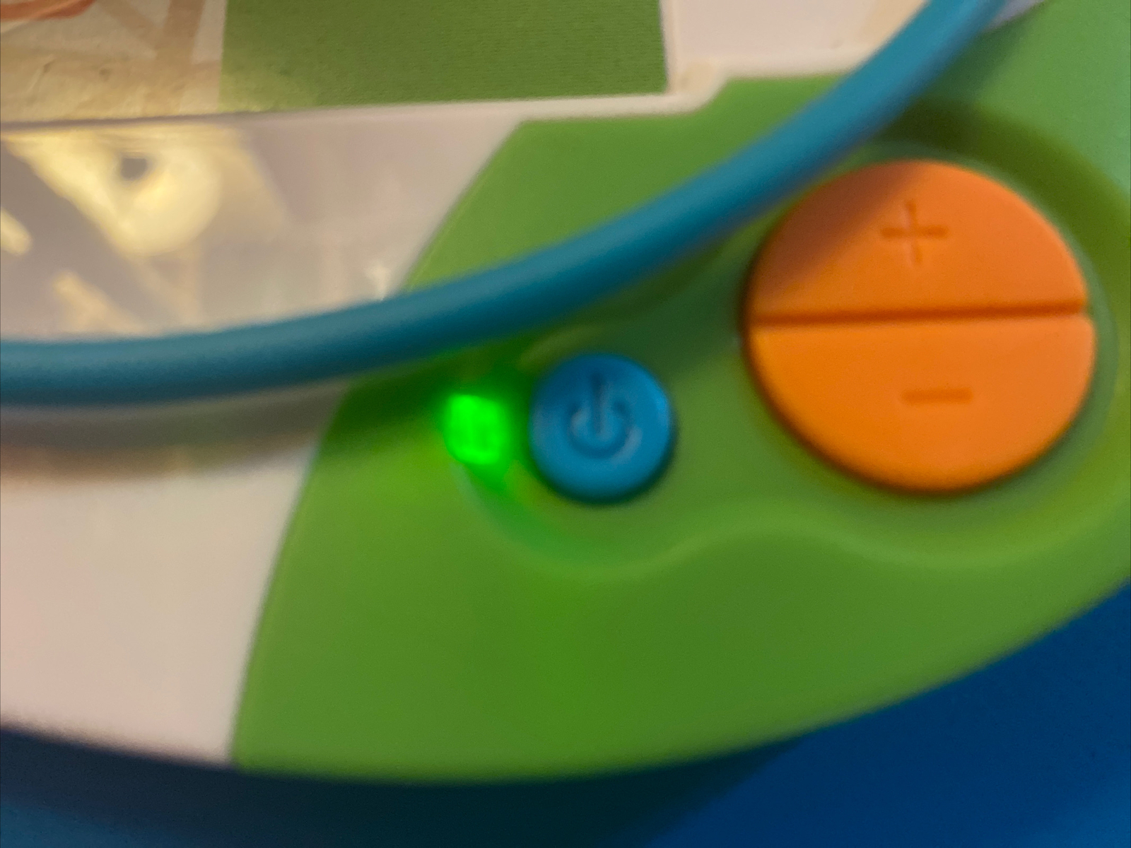 LeapFrog Leap Start White/Green/Blue Learning System — Tested/Reset
