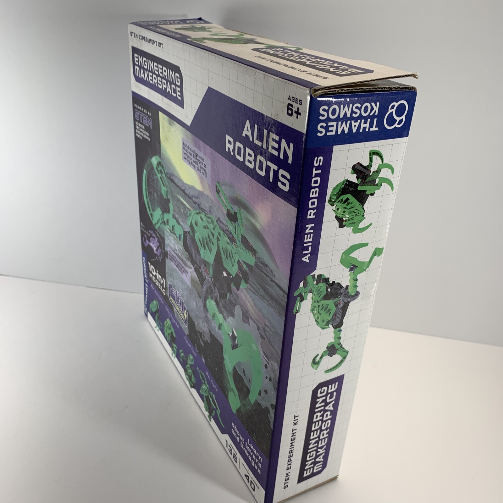 Alien Robots Engineering Makerspace STEM Thames & Kosmos Motorized Build Create
