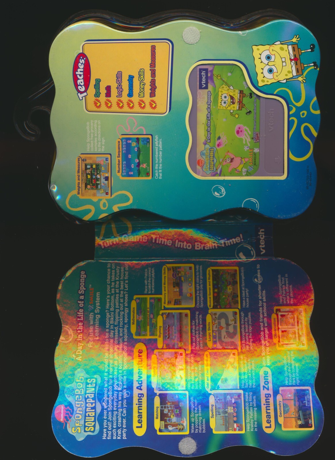Vtech Spongebob Squarepants Game V Smile Nickelodeon New In Box SEALED