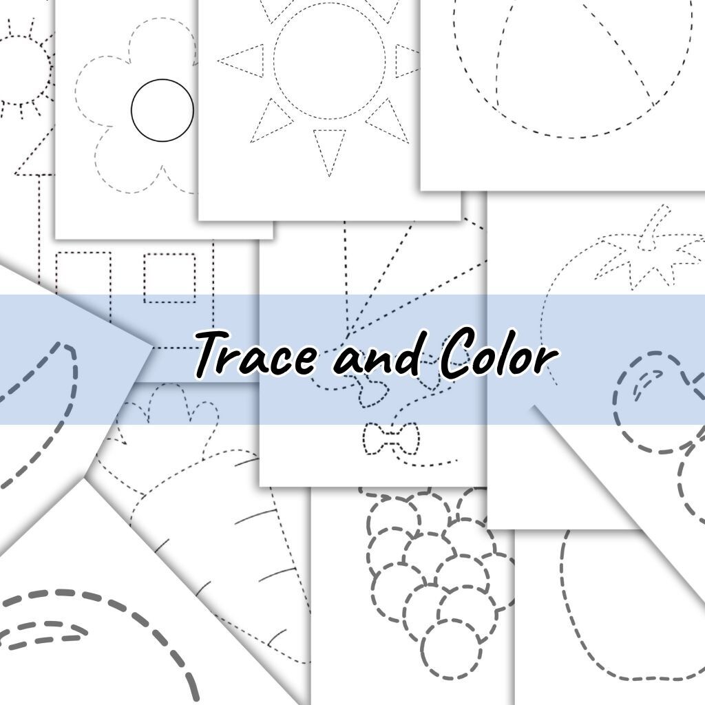 Kindergarten Printable Tracing Worksheets – Letters, Numbers, Shapes, and More