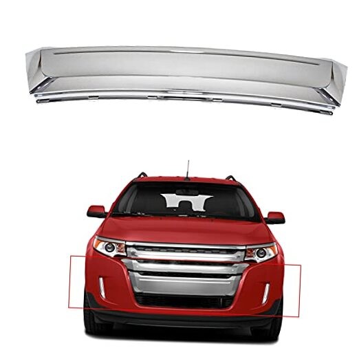 Chrome Front Lower Bumper Grille Molded Silver Plastic Replacement for 2011