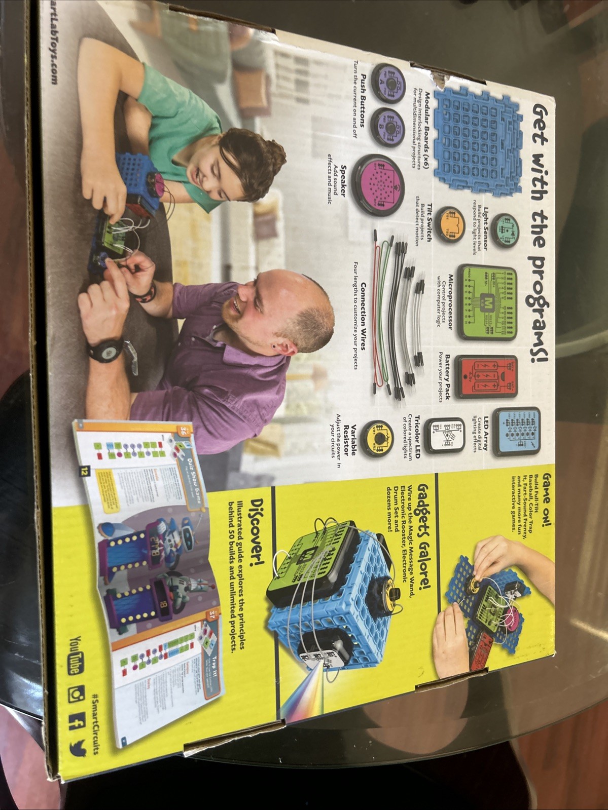 SmartLab Toys Smart Circuits Games & Gadgets Electronics Lab (SL14786) Complete