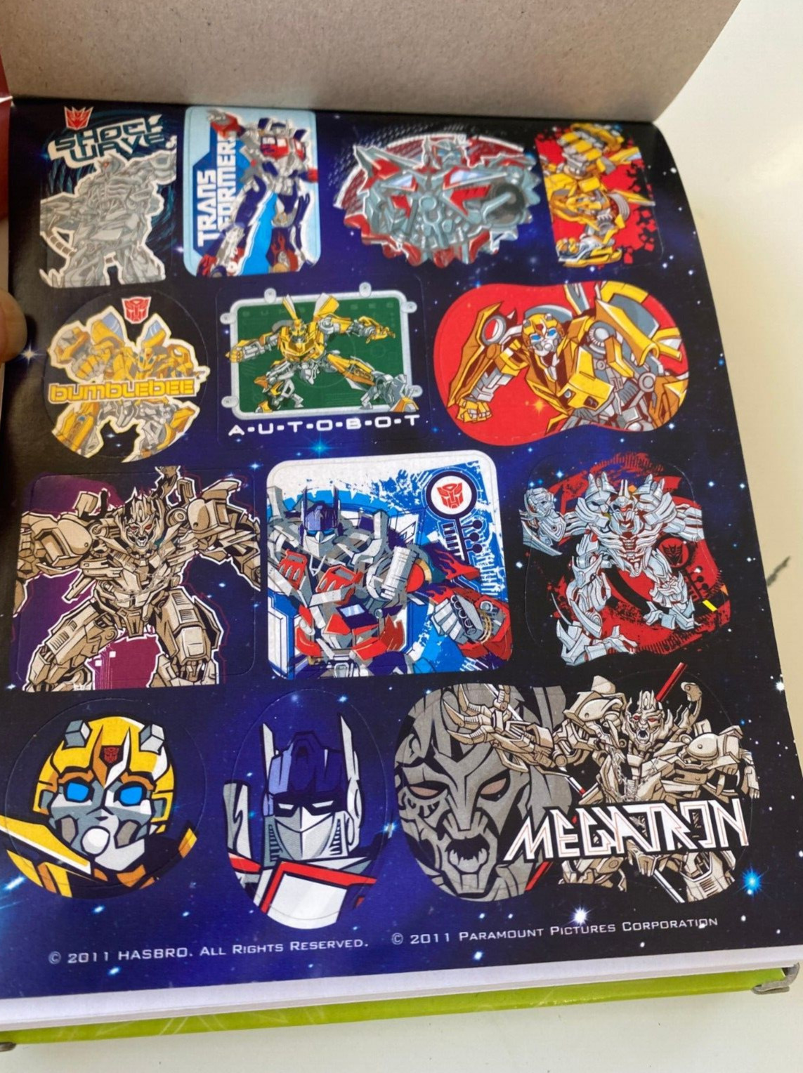 Transformers Dark of the Moon Carry Along Activity Pad with Stickers & Pencils