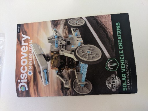 Discovery Mindblown Solar Vehicle Model Creations 197 Easy Pieces New Open Box
