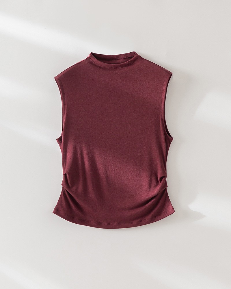 Lanjing Tencel Australia imported wool 5A antibacterial small high neck stand