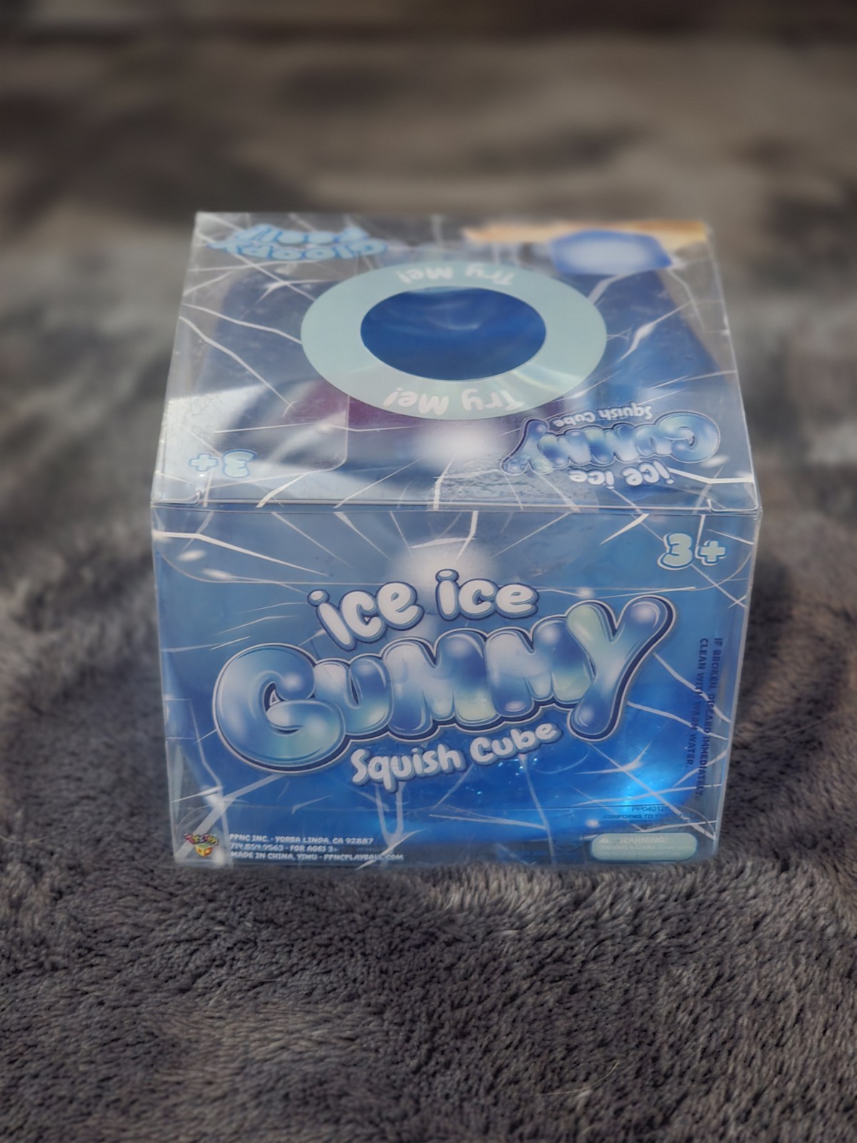 Ppnc Ice Ice Gooey Squish Cube Tactile Squeeze Toy, Blue, Ages 8-11