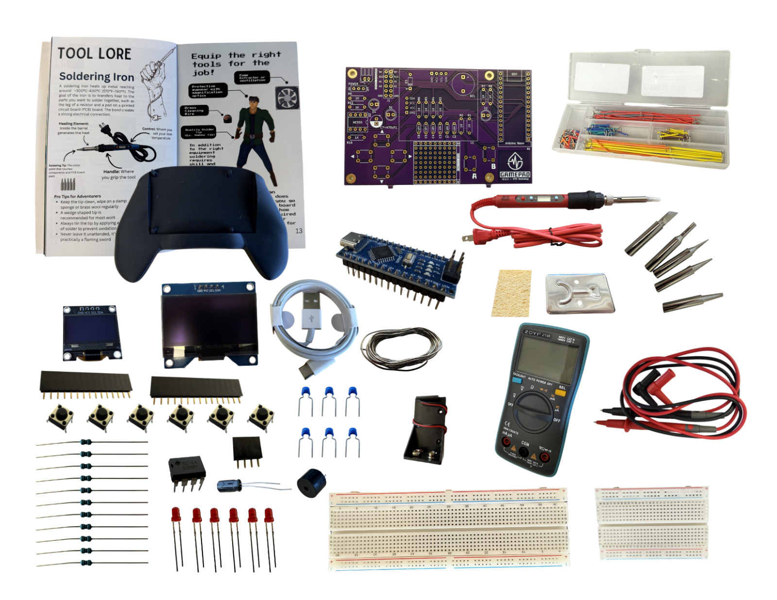 GamePad Quest Limited Edition – A DIY Video Game Electronics Kit for makers