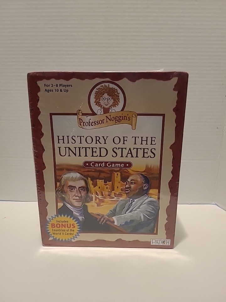 Professor Noggin’s HISTORY OF THE UNITED STATES Card Game ~ Homeschool Age 7+