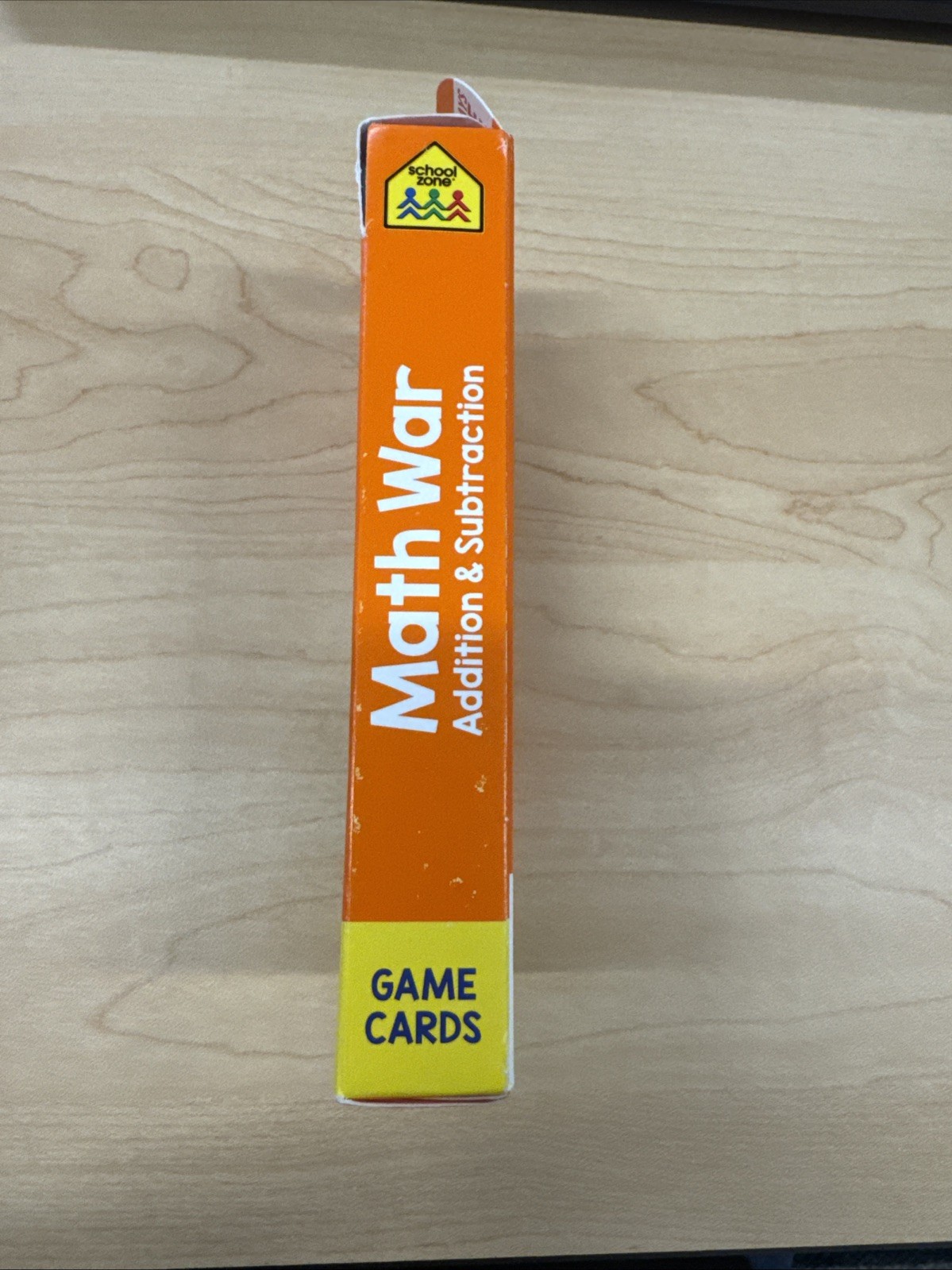 School Zone Math War Addition & Subtraction Game Cards Ages 6+ MPN 05016