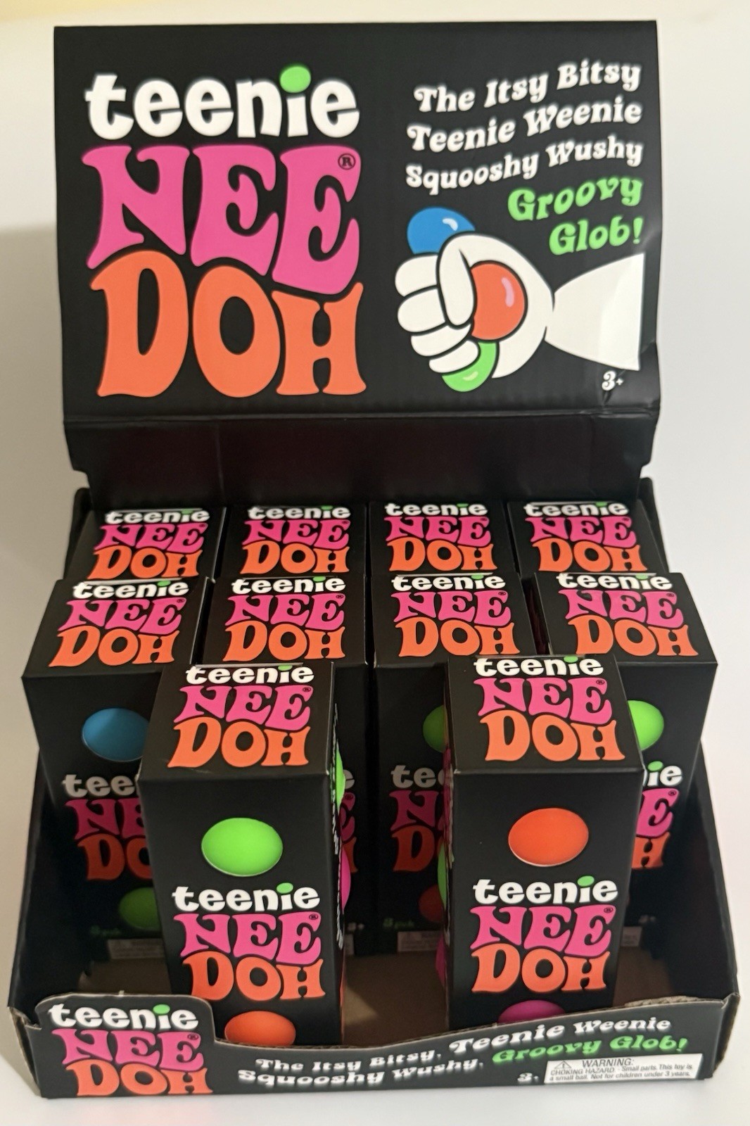 Schylling NeeDoh Groovy Glob Tactile Squeeze Toy Lot of 10 3 packs