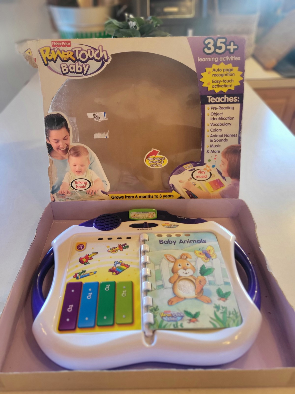 Fisher Price Power Touch BABY Learning System Box NOS Vintage HTF