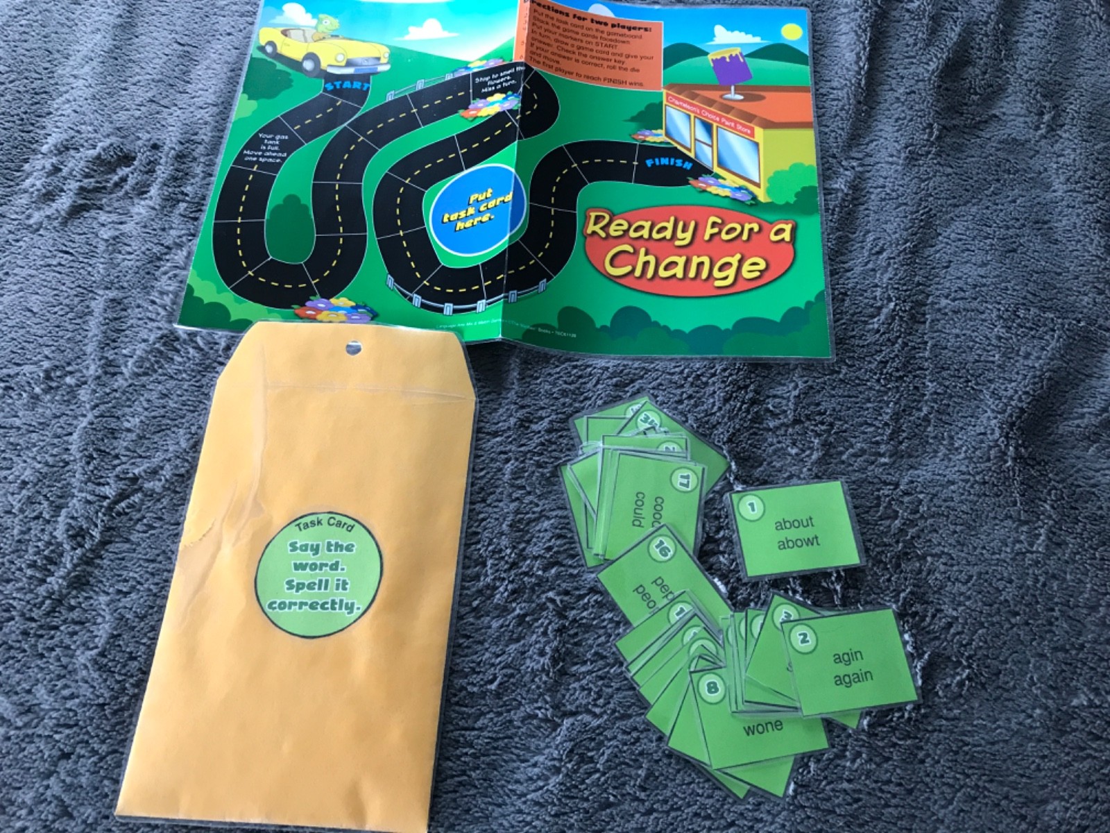 Ready for a Change! Sight words spell lang arts teacher game resources 2nd grade