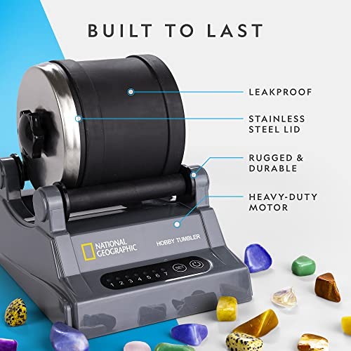 BLUE MARBLE NATIONAL GEOGRAPHIC ROCK TUMBLER KIT HOBBY – BLUE