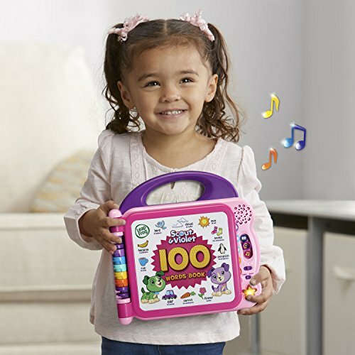 Scout and Violet 100 Words Book 6 month up to 3 Years old , 2 AA batteries