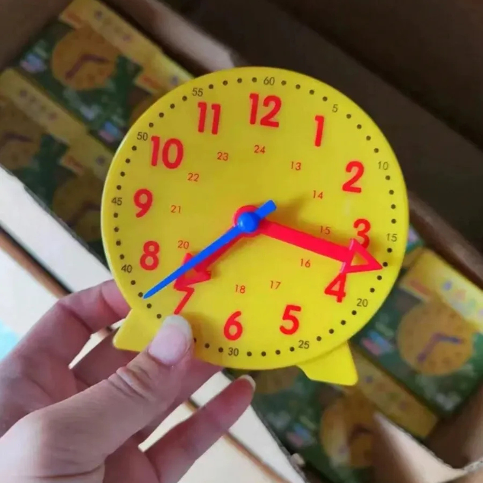 Clock for Teaching Time Learning Resources Time Activity Home & School Supplies