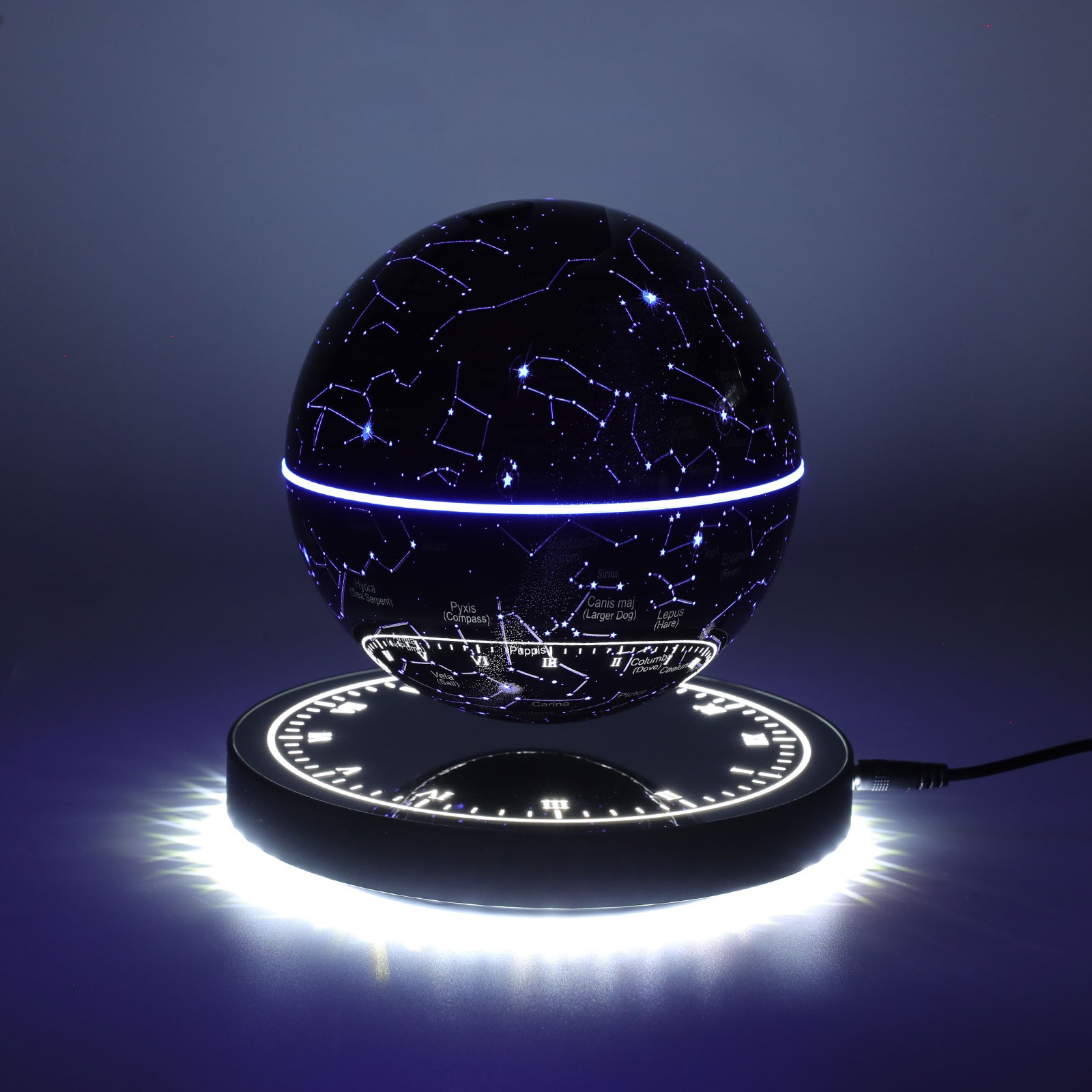 Magnetic Levitating Globe with LED Floating Globe Auto-Rotating Globe with Base