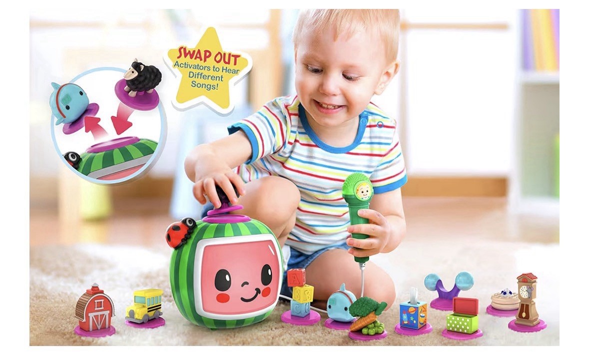 Cocomelon Toy Karaoke Machine For Kids.
