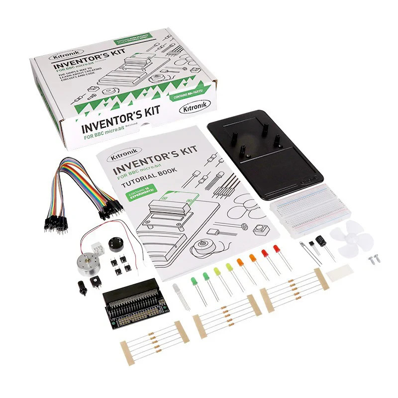 Kitronik INVENTOR’s KIT For BBC Micro:bit K5603, Over 50 Parts, US Seller